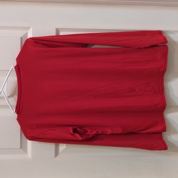 UV Action Women's Long Sleeve Red Swim/Performance Shirt Size PP - Picture 4 of 4